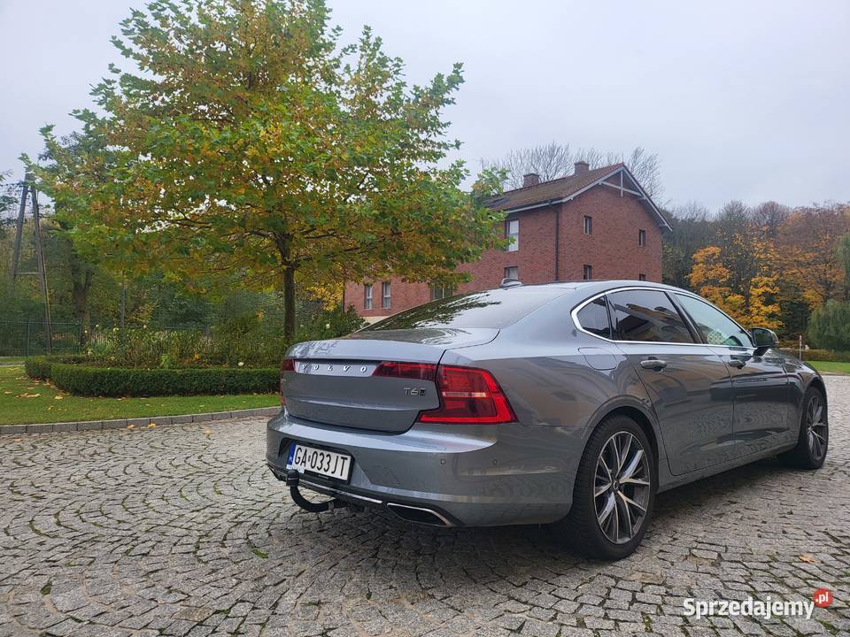 Volvo S90 long T6 320 2019r 85500 przebieg radio Gdynia