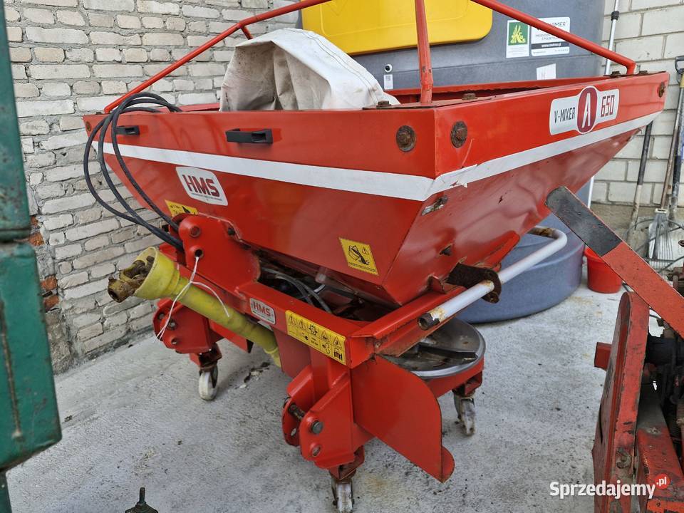 Rozsiewacz HMS 650 L ak nowy mało używany Tuszyn sprzedam