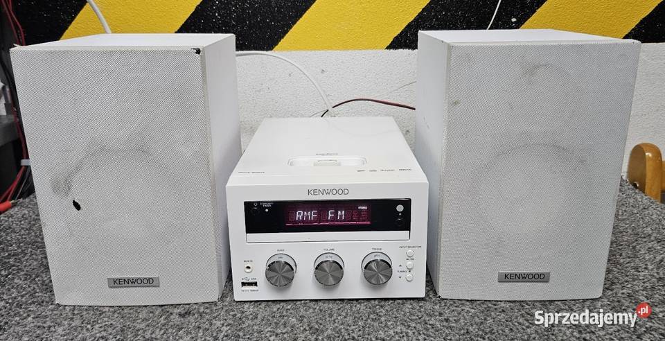 Wieża Kenwood M616 USB CD iPod biała Kraków