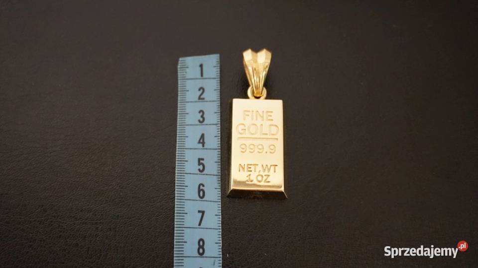 ZŁOTA SZTABKA SUPER ZAWIESZKA WISIOREK 26G Warszawa sprzedam