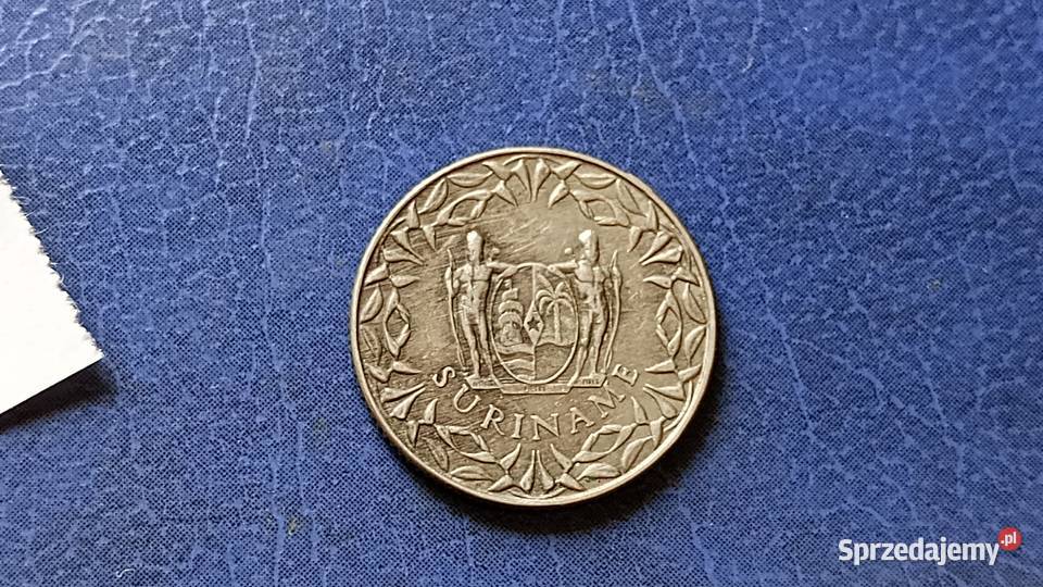 Stare monety 25 cent 1972 Surinam podkarpackie Lesko
