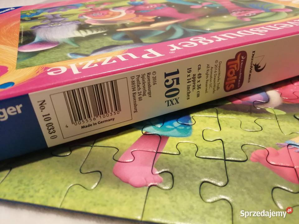 Trolle Trolls 10033 Ravensburger 150 Puzzle Ravensburger Puzzle sprzedam