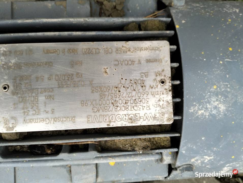 Motoreduktor SEW 04kw dwubiegowy z hamulcem Opoczno