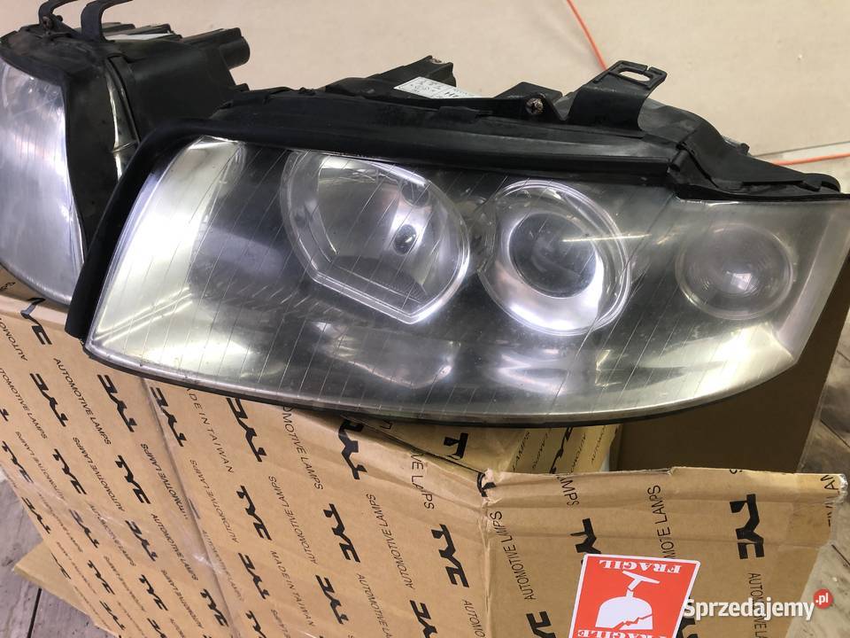 Reflektory Lampy Przednie Audi A4 B6 wielkopolskie Kamionki