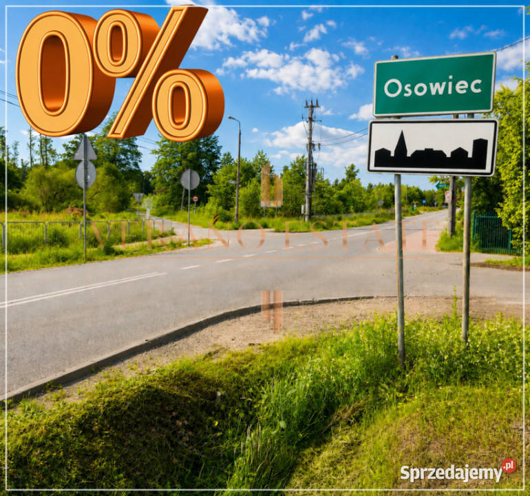 OKAZJA 1243 m2 piękna działka budowlana budowlana mazowieckie Osowiec