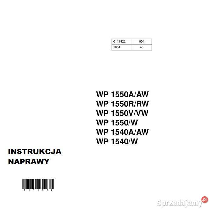 Wacker 1550VW 1550W 1550R 1540 A AW 1540 W sprzedam