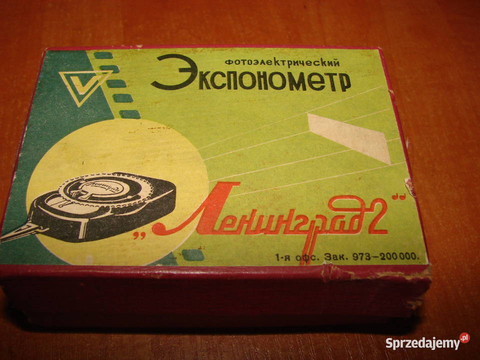 Leningrad 2 stary światłomierz CCCP Pruszcz Gdański