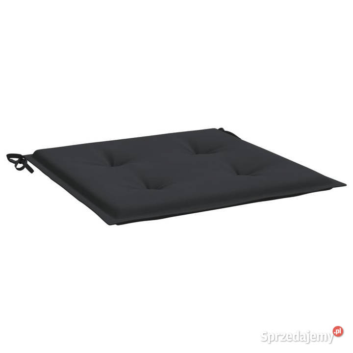 Poduszki na krzesła ogrodowe 4 czarne 40x40x3 mazowieckie