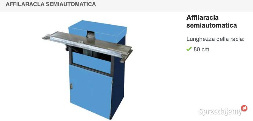 PROMOCJA Szlifierka CMS Semiautomatica Biznes i Przemysł Wadowice