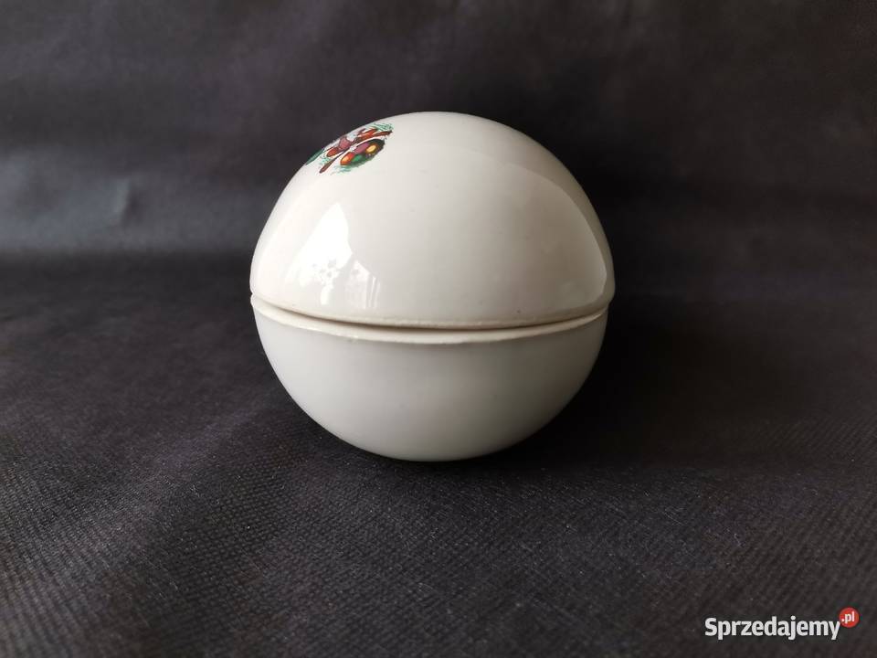 Stary pojemnik bomboniera Jajo Jajko Wielkanocne