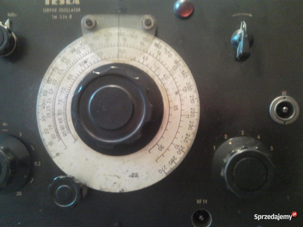 Urządzenie pomiarowe Tesla534BOscylator z 1955r Zielona Góra