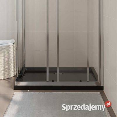 Prostokątny brodzik prysznicowy ABS czarny 70 x Warszawa