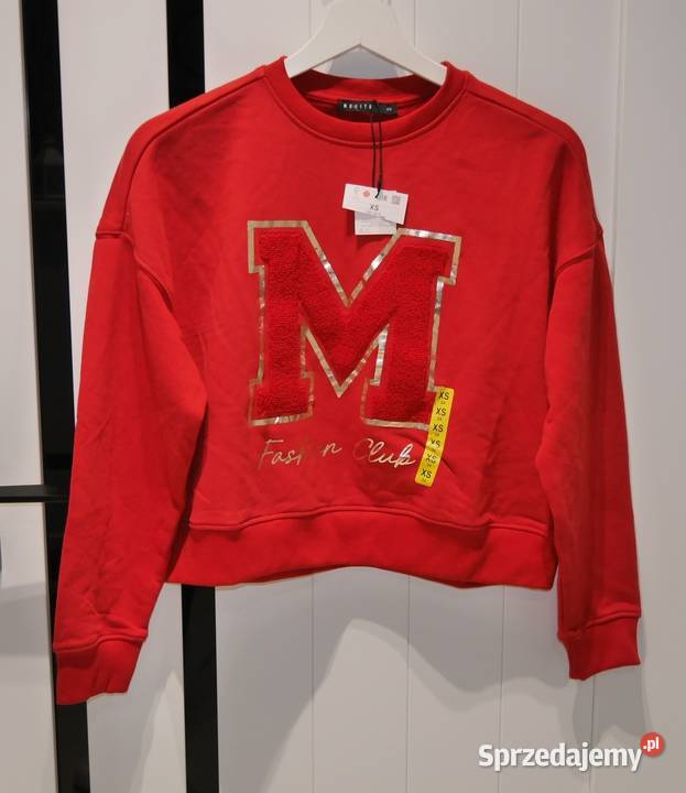 Mohito piękna krótka czerwona bluza 34 XS Wrocław