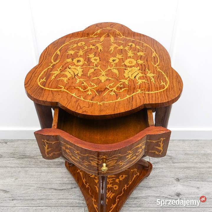 Drewniana KOMODA na splecionych giętych nóżkach Kalisz