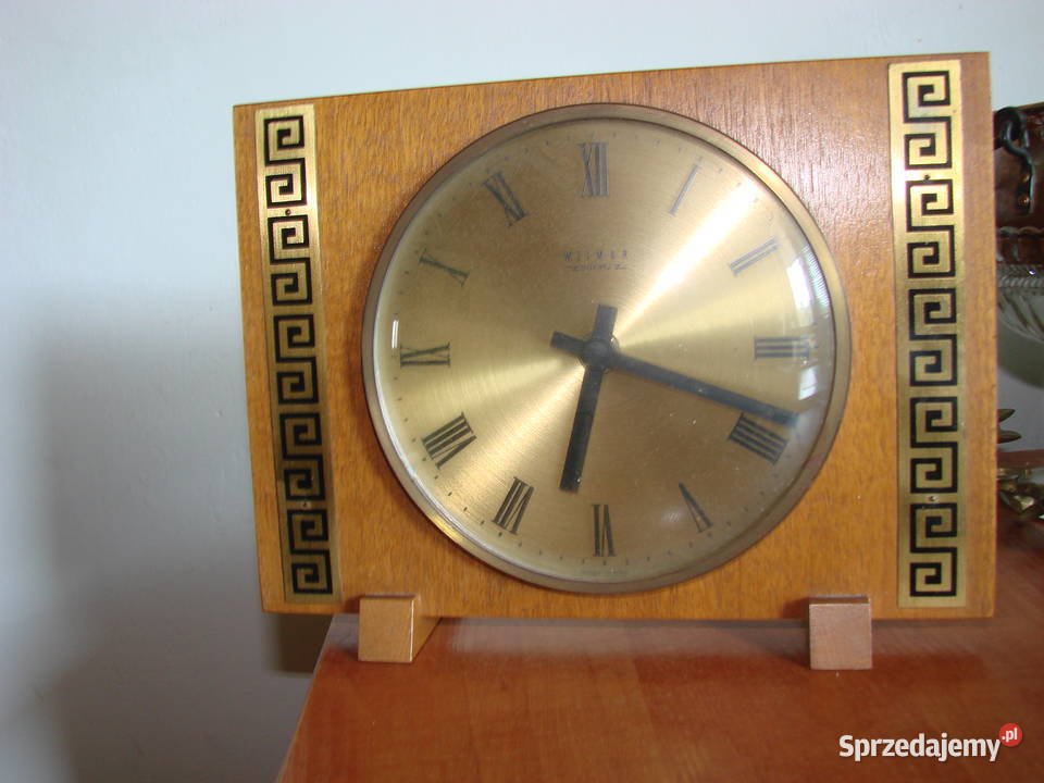 Weimar Quartz zegar kominkowy GDR Pruszcz Gdański