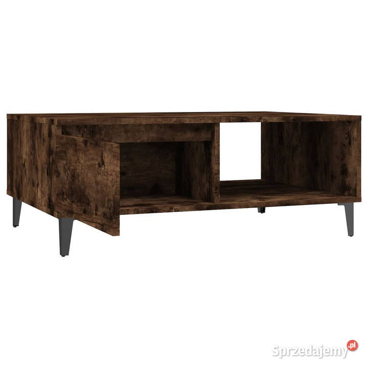 Stolik kawowy przydymiony dąb 90x60x35 WM813173 mazowieckie Warszawa sprzedam