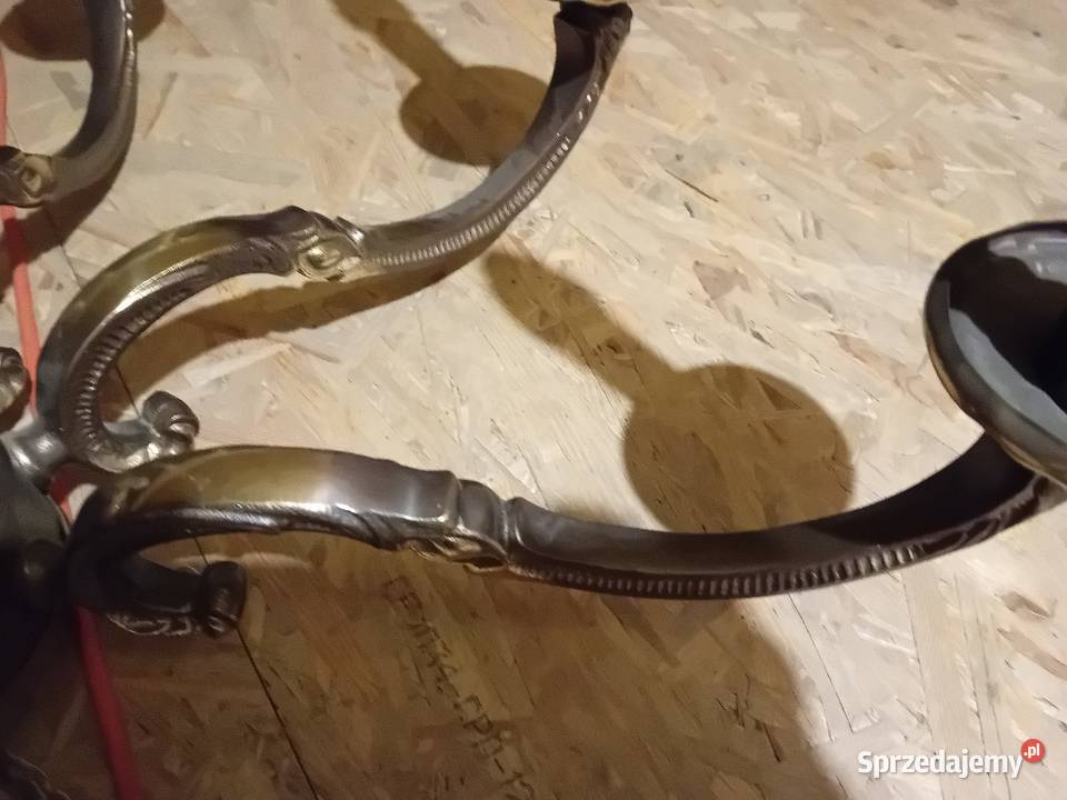 Żyrandol świecznikowy 8ramienny styl retro antyk Szczecin
