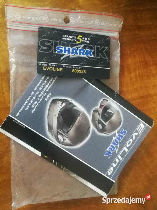 Kask Shark Evoline II 2 szczekowy srebrny Kaski Niepołomice