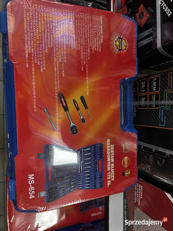 OKAZJA ZESTAW KLUCZY NASADOWYCH 172sztuki Lublin