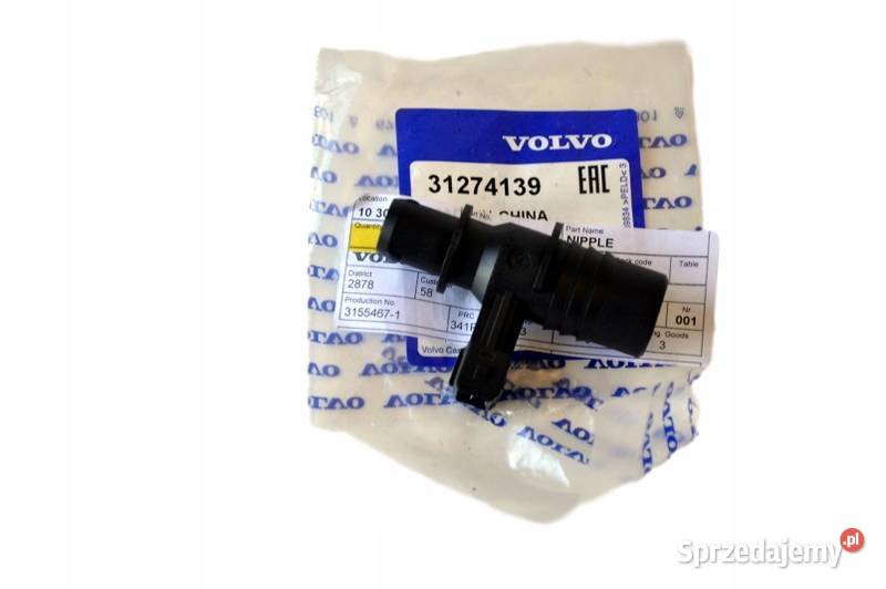 VOLVO S80 V70 czujnik cisnienia odmy 20D 24D OE Bielany Wrocławskie