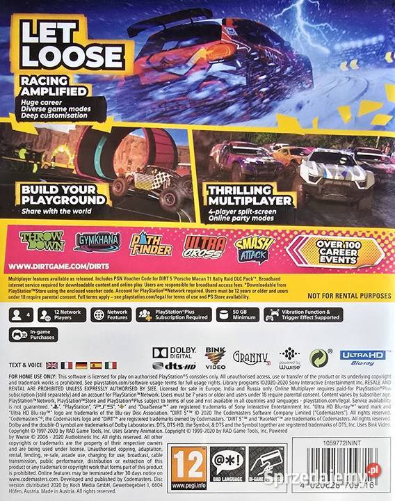 DIRT 5 PLAYSTATION 5 5 MULTIGAMES