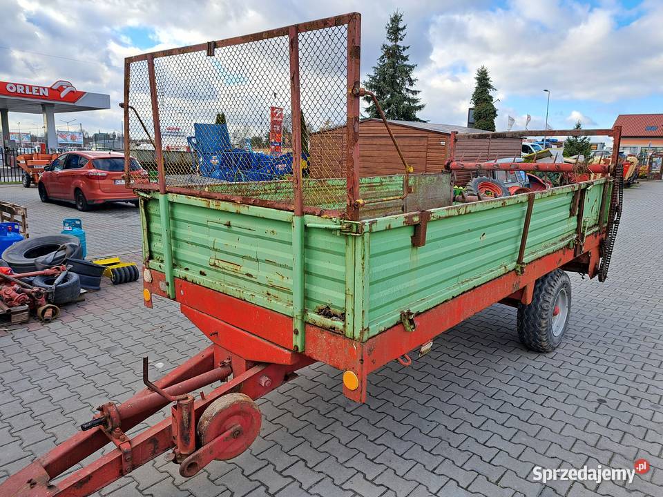 Rozrzutnik obornika jednosiowy 35 t fabryczny