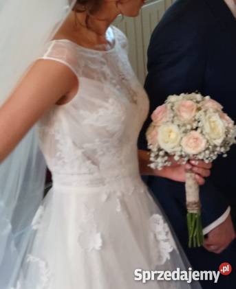 ANNA KARA SNOW SUKNIA ŚLUBNA Rozmiar 36(S) Gdańsk