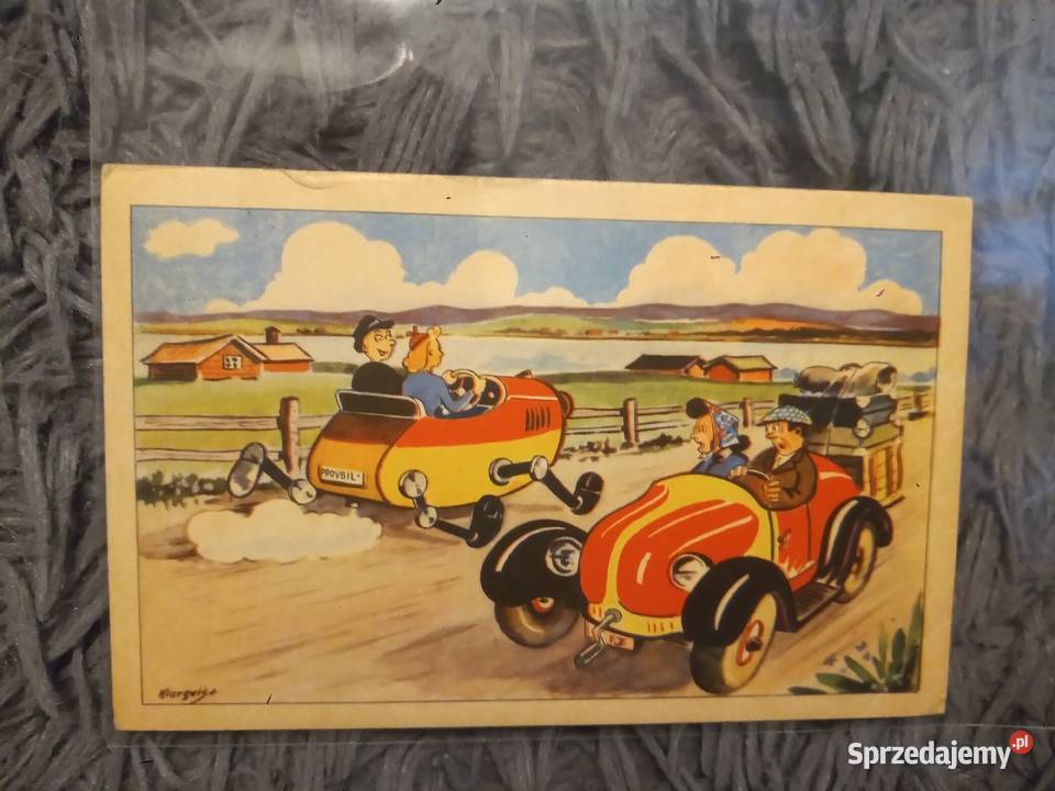 Pocztówki Szwecja lata 50 XX wiek śląskie Katowice