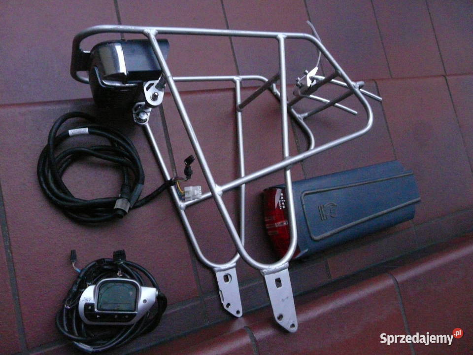 Bagażnik z częścią elektroniki UNION 36V rower Wieruszów sprzedam