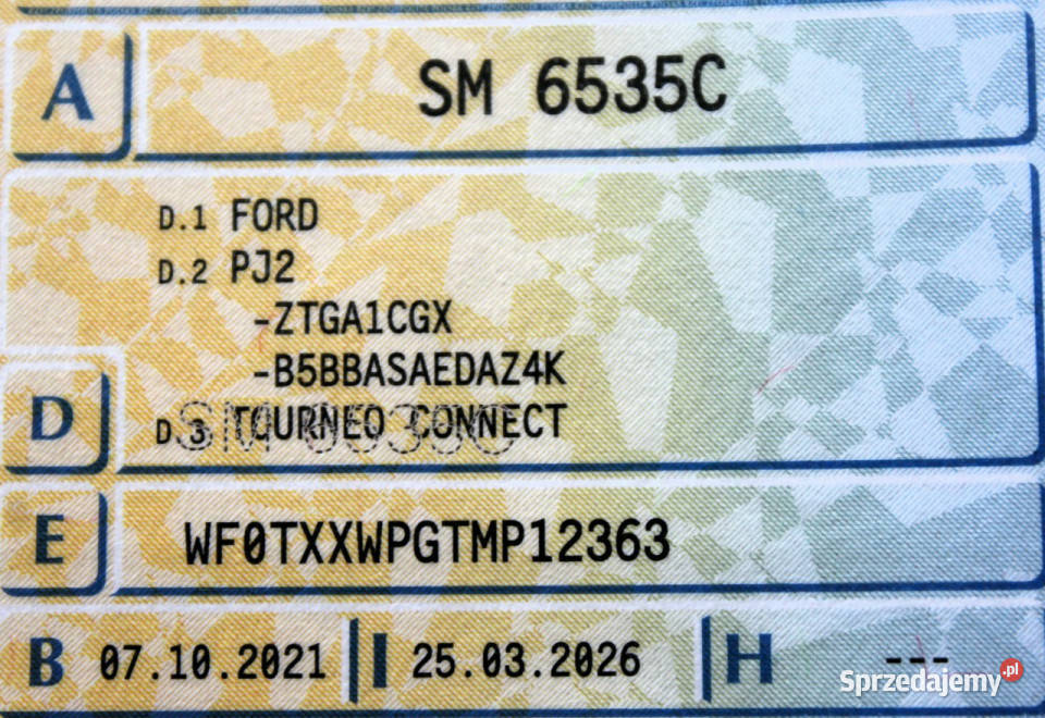 Ford Tourneo Connect Panorama Titanium SalonPL szyberdach Sokołów