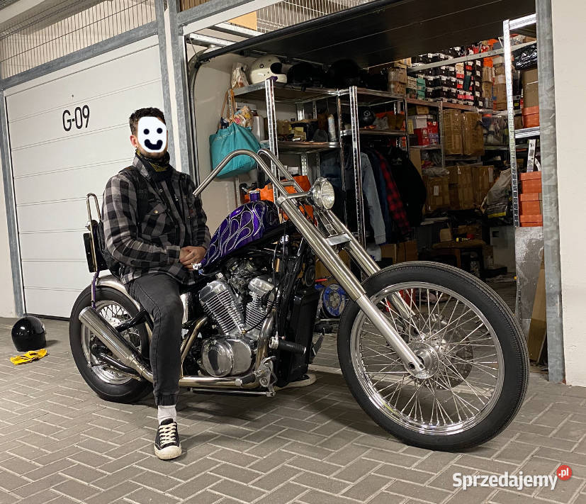 Custom Harley VT 600 Honda Shadow Chopper Low Gorzów Wielkopolski