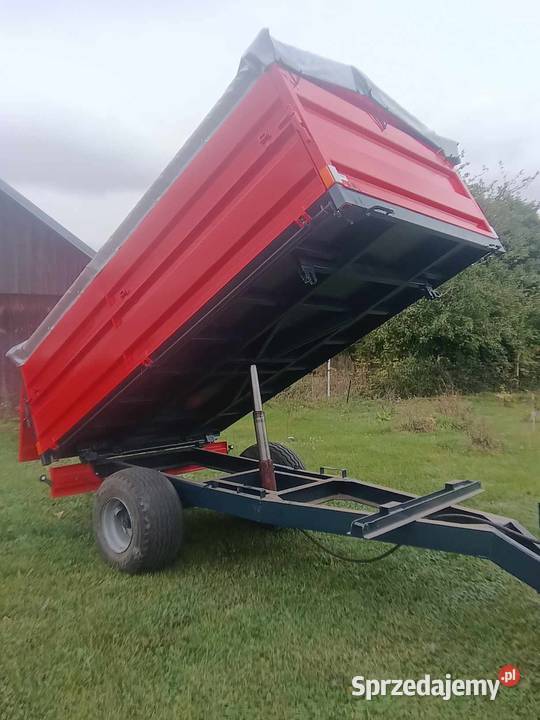 Przyczepa wywrotka jednoosiowa 45t wywrot TYM Cimoszka