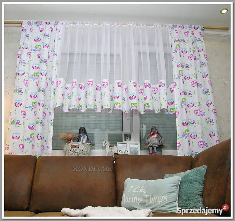 NowyKomplet firan do pokoiku dziecięcego wzór Dom i Ogród
