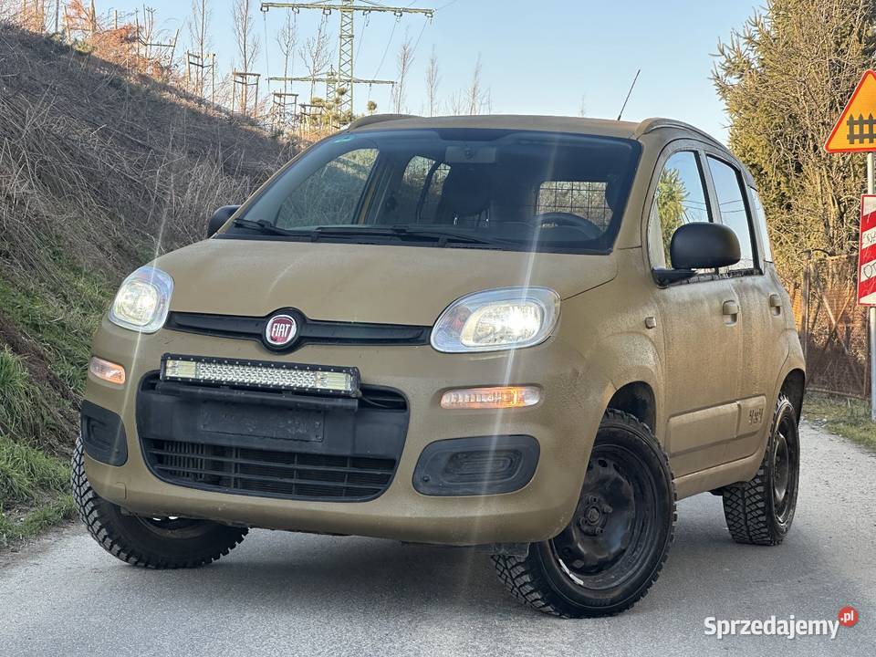Fiat Panda 4x4 09 Twin Air 85 Raptor opony MT wielofunkcyjna kierownica Marcinowice sprzedam