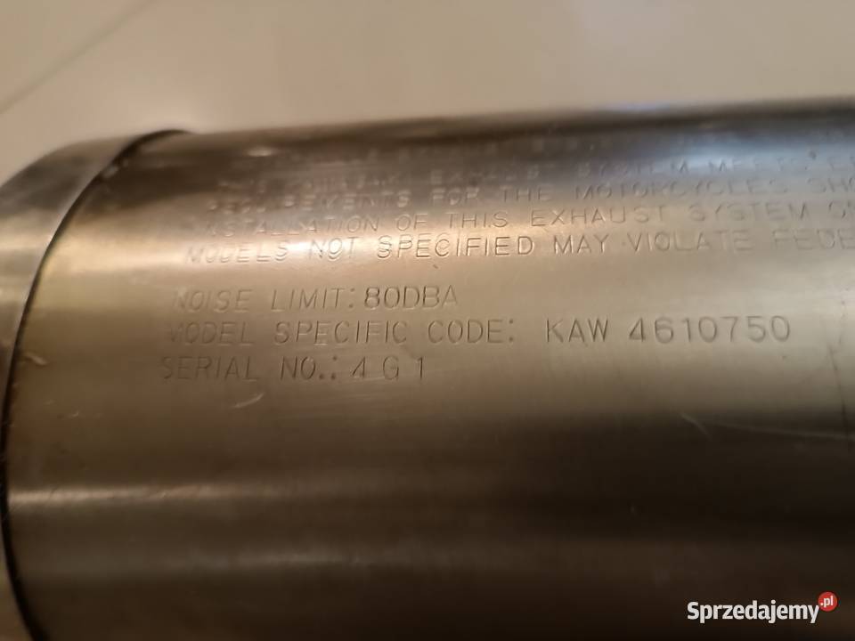 Wydech tłumik KHI K 461 kawasaki z750 s 03