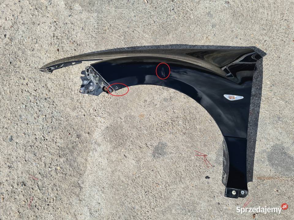 Mazda 6 GH błotnik przód przedni A3F czarny Błotniki dolnośląskie Legnica