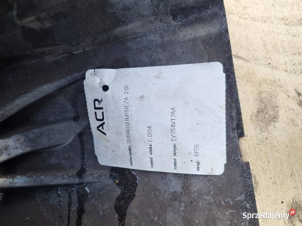 Subaru Impreza II 20 16V SKRZYNIA BIEGÓW Rudka