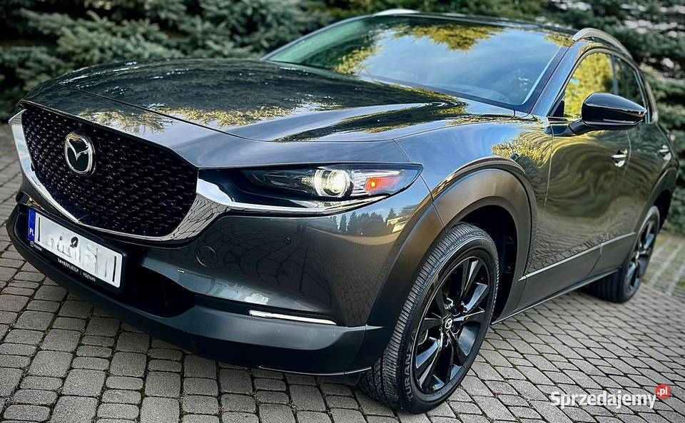 Mazda CX30 25 Turbo PREMIUM PLUS 4x4 bogate światła LED Lublin sprzedam