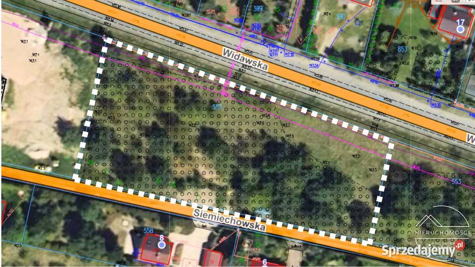 Działka mieszkaniowousługowa 2949 m2 Strumiany łódzkie