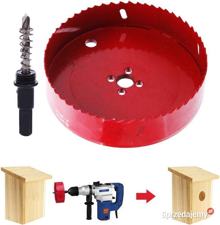 OTWORNICA BIMETALOWA HSS 140 MM ADAPTER lubelskie Zamość sprzedam