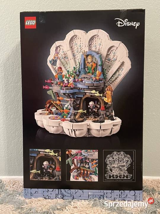 LEGO Disney 43225 Królewska muszla Małej Syrenki Klocki Radom sprzedam