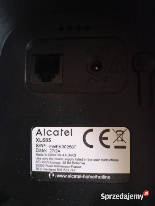 Telefon ALCATEL XL685 Czarny Tarnobrzeg