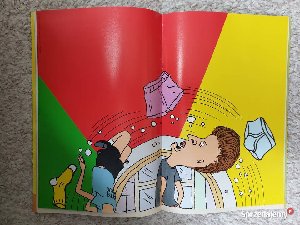 Beavis und ButtHead komiks z plakatem 1994 pomorskie Gdynia