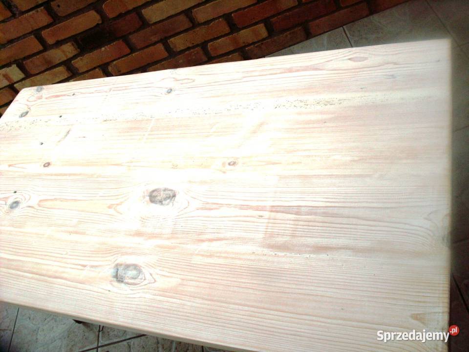 Ława stół retro ze starego drewna 120x60 Ełk