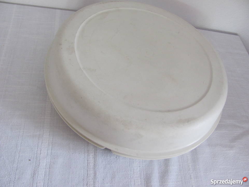 pojemnik Tupperware na ciastka przystawki sosy biały Dom i Ogród Zamość