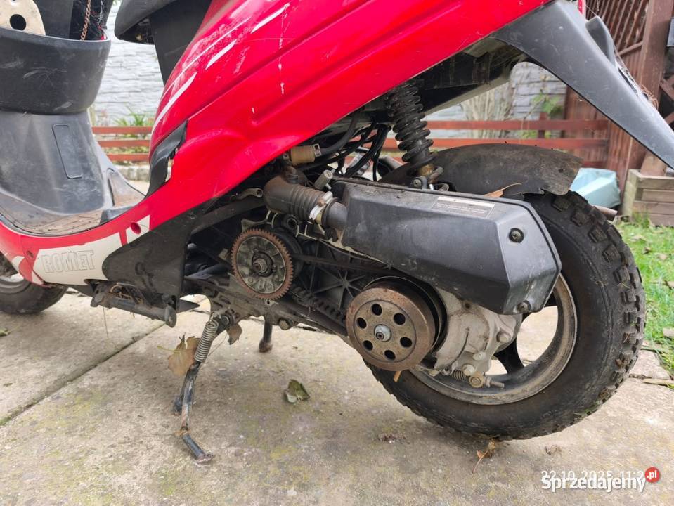 Skuter ROMET Motors 2012 Uszkodzony paczkę kawy Romet Łańcut