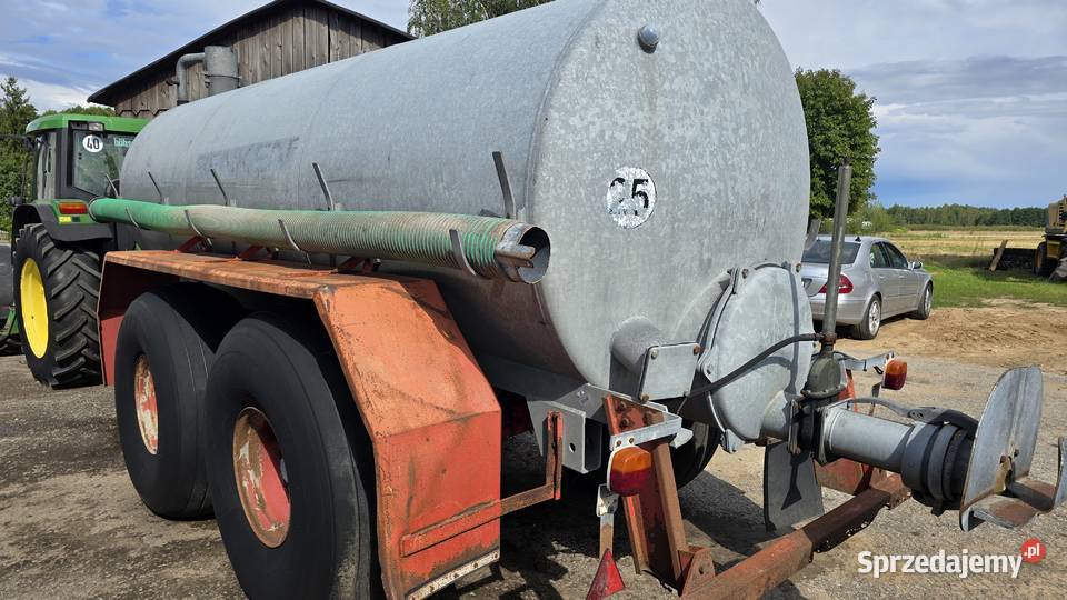 Beczkowóz 10000 beczka asenizacyjna joskin 14000 nieuszkodzony Brzeziny