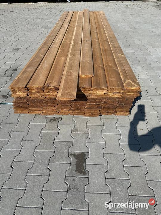 Deska elewacyjna drewniana thermo sosna ZETKA dolnośląskie Prusice