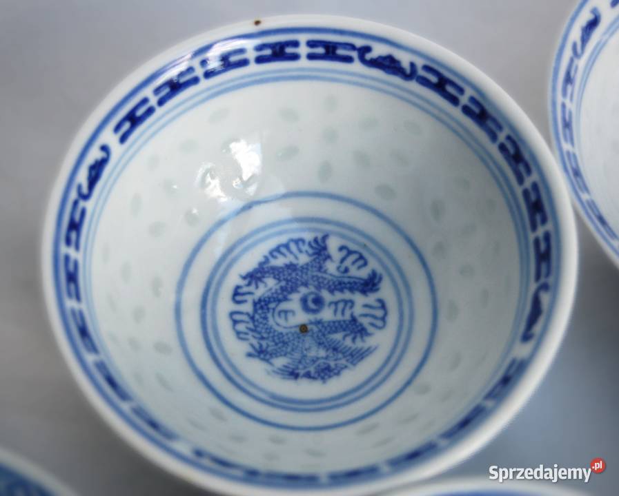 Chińska porcelanowa miska 7 porcelana ryżowa lubelskie Lublin sprzedam