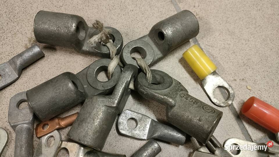 Piny zaciski do kabli miedziane 7 końcówki zachodniopomorskie Szczecin sprzedam